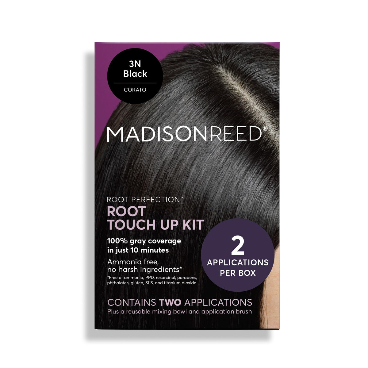 Madison Reed Root Perfection Kit 3N Corato Black front view