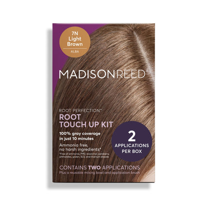 Madison Reed Root Perfection Touch Up Kit 7N Alba Light Brown front view