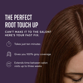 Madison Reed Root Touch Up Kit side view with brush and bowl