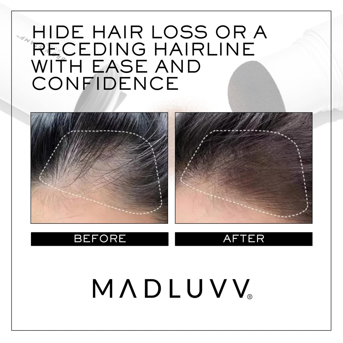 MADLUVV Brow Stamp Refill Soft Brown demonstration