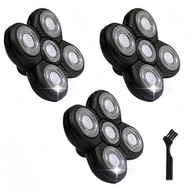 MAEATHOO 3 pcs Blades Refills for Freebird Head Shaver front view