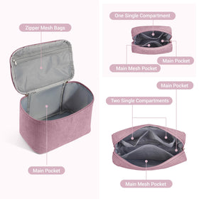 MAGEFY cosmetic bag with interior pockets for organisation
