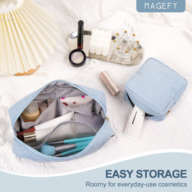 MAGEFY Makeup Bag Set, both bags together on a white background