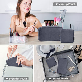MAGEFY Makeup Bag Set in multiple colour options