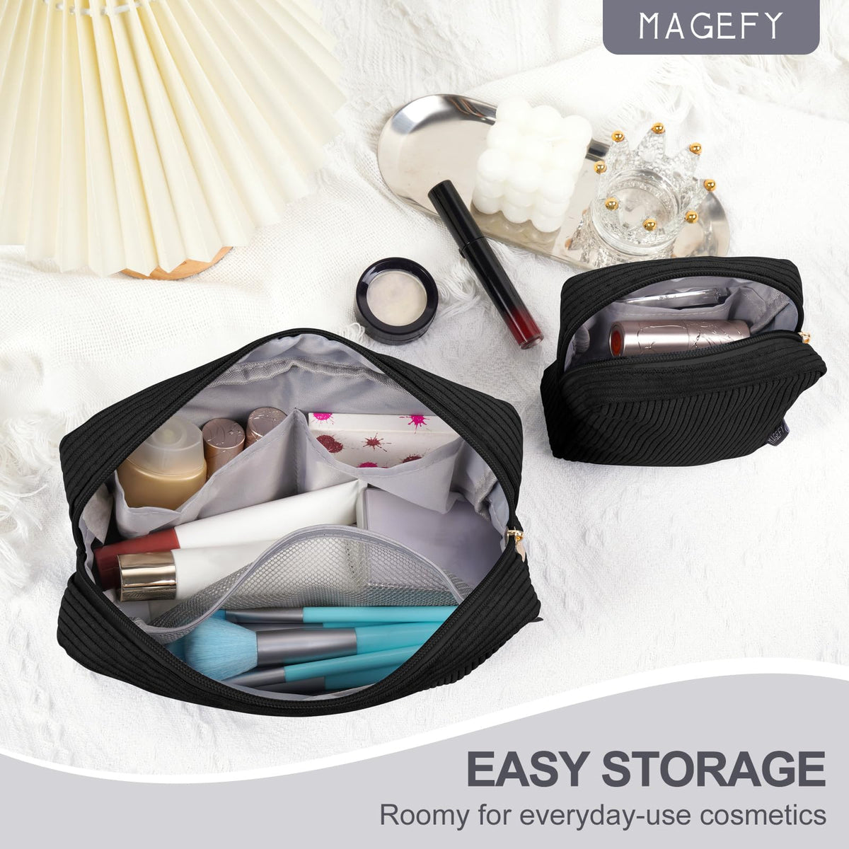 MAGEFY Makeup Bag set in various colours
