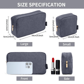 MAGEFY Makeup Bag Set lifestyle scene with cosmetics