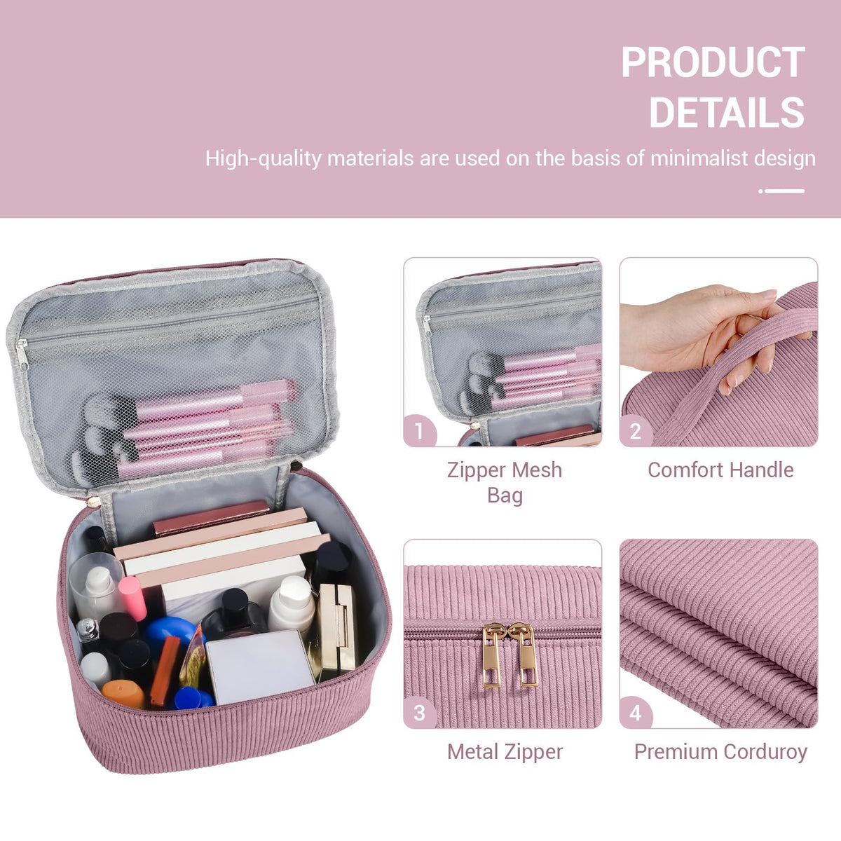 MAGEFY small cubes purse bag for cosmetics