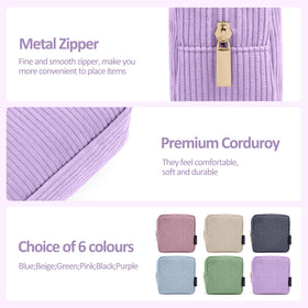 MAGEFY Small Makeup Bag purple in a handbag