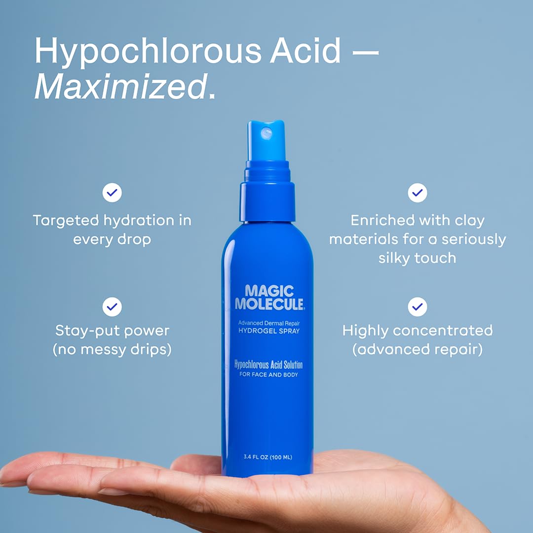 Magic Molecule Hypochlorous Acid Hydrogel Spray packaging details