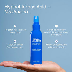 Magic Molecule Hypochlorous Acid Hydrogel Spray packaging details