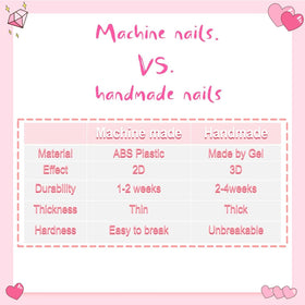 MAGLFELL press on nails with adhesive pieces for application