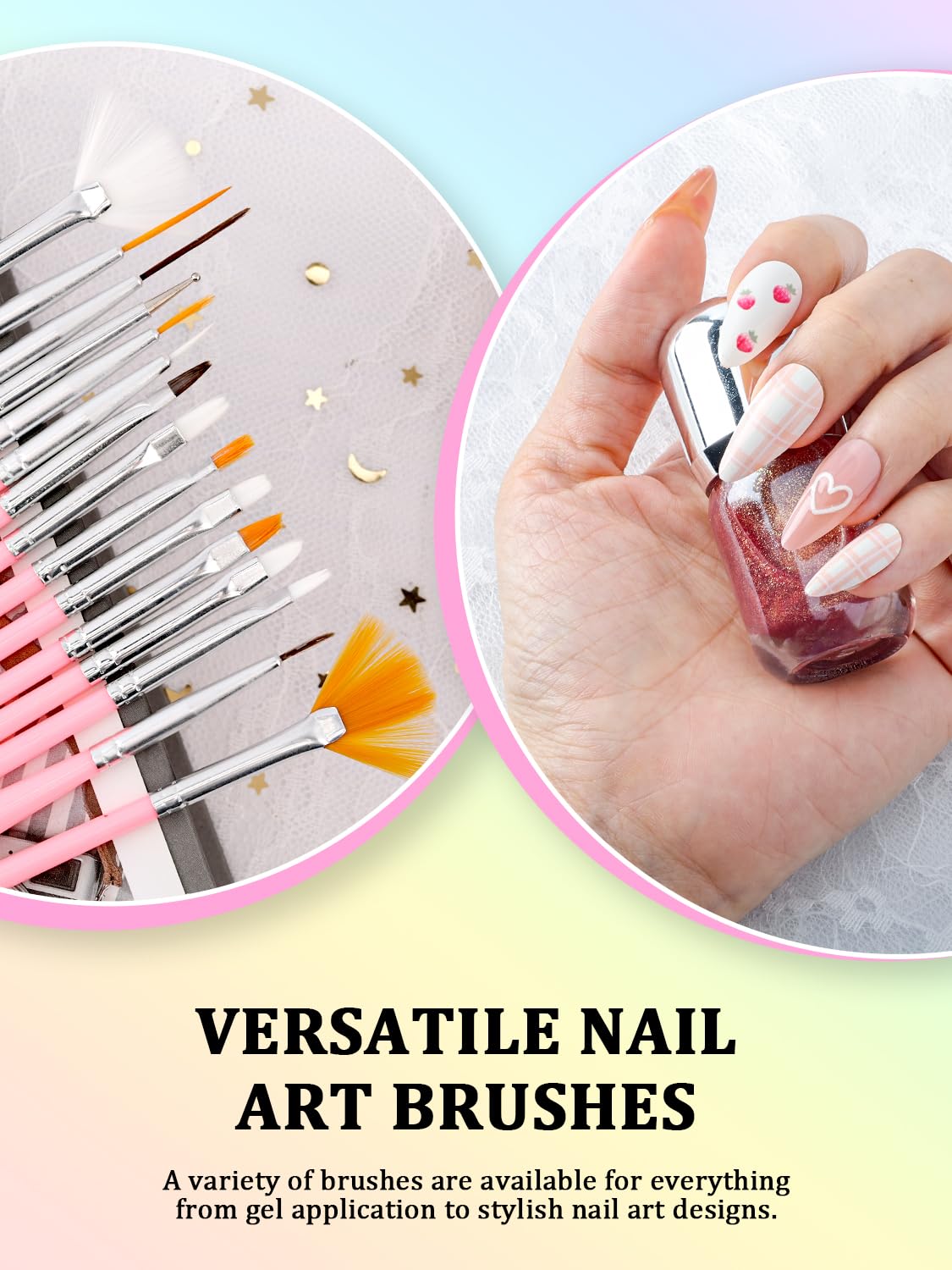 Magnetic nail stand holding nail tips from YOOVR