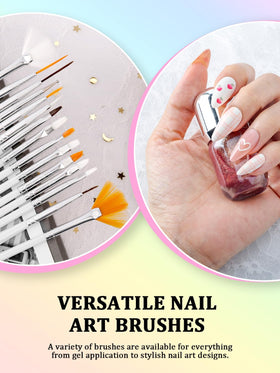 Magnetic nail stands included in YOOVR nail art set
