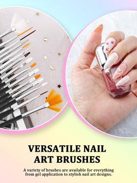 Magnetic nail stands included in YOOVR nail art set