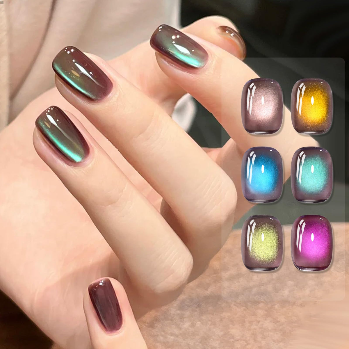 Magnetic stick included with Born Pretty gel polish set