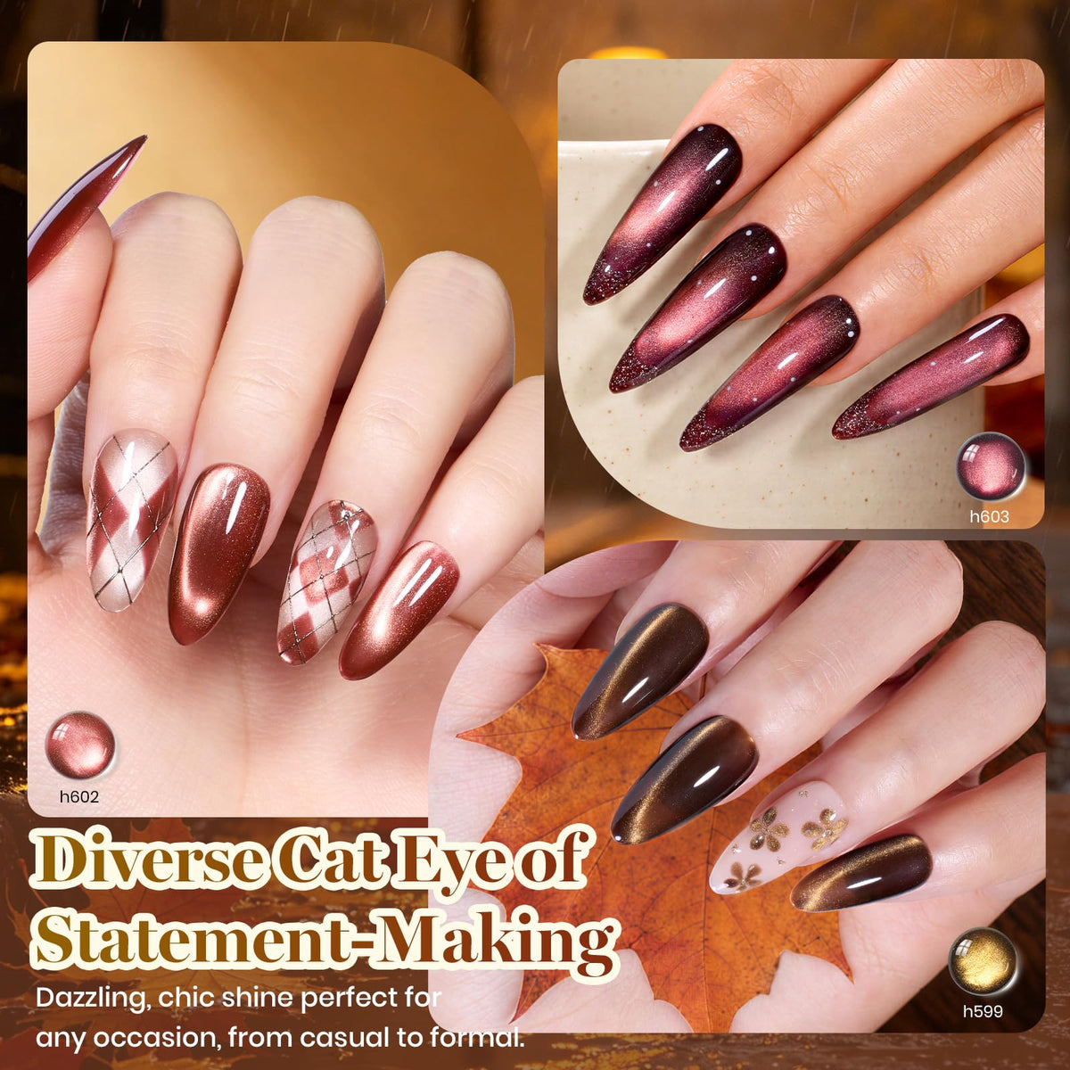 magnetic tool included with beetles Cat Eye Gel Nail Polish Set