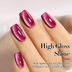 Magnetic tool included with Double Rhythm Cat Eye Gel Polish