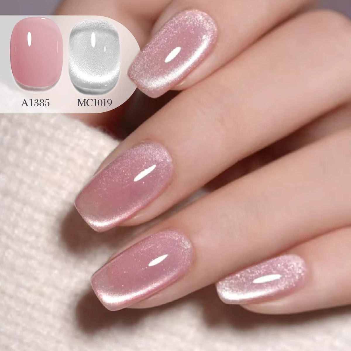 Magnetic tool included with Double Rhythm Cat Eye Gel Polish