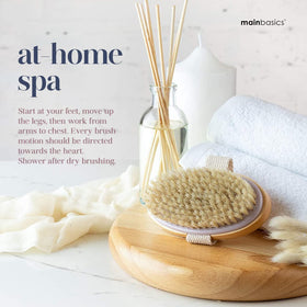 MainBasics Dry Brushing Body Brush with body wash