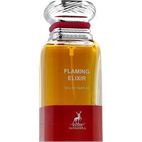 Maison Alhambra Flaming Elixir EDP Spray close-up of bottle