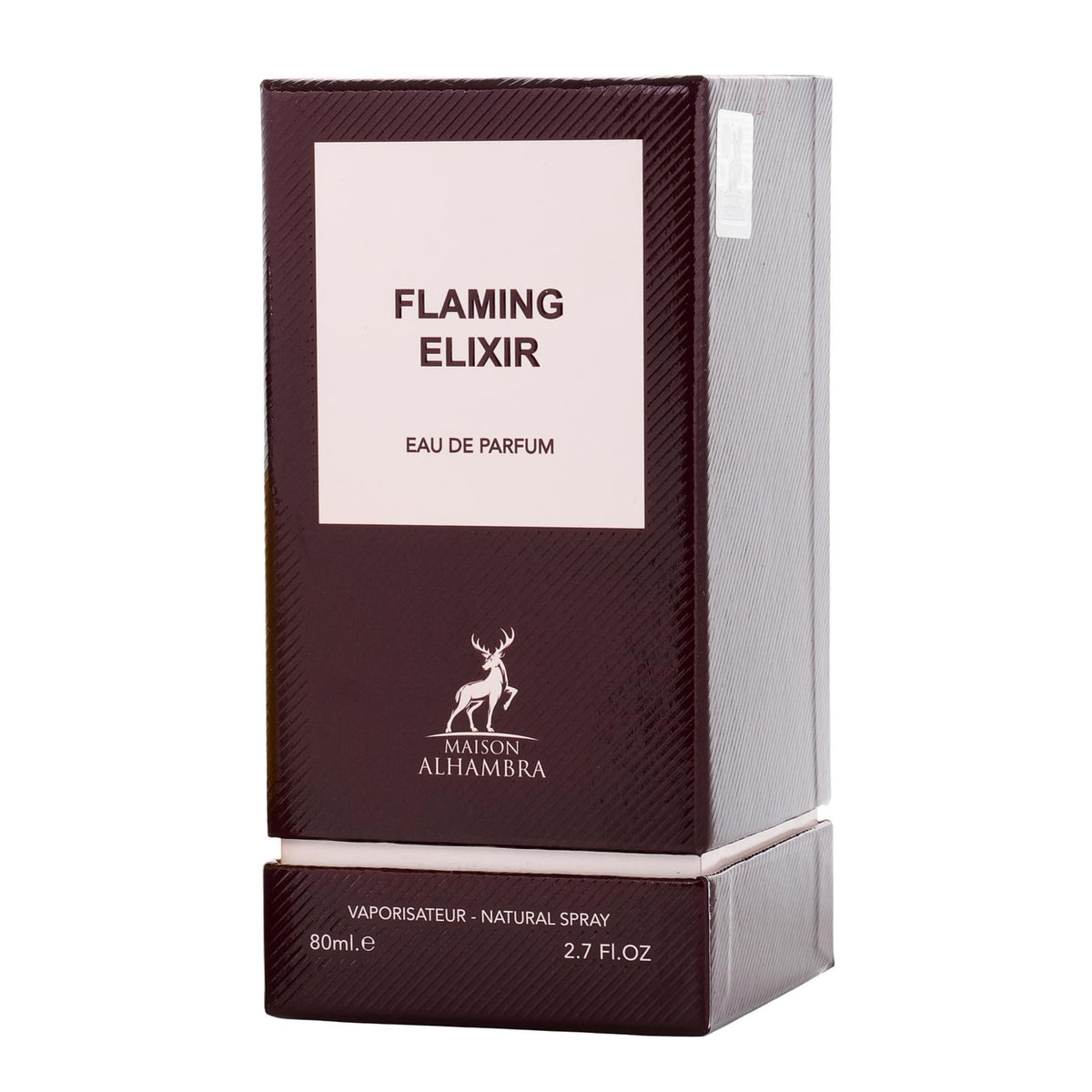 Maison Alhambra Flaming Elixir EDP Spray packaging