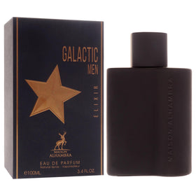 Maison Alhambra Galatic Elixir packaging with elegant design