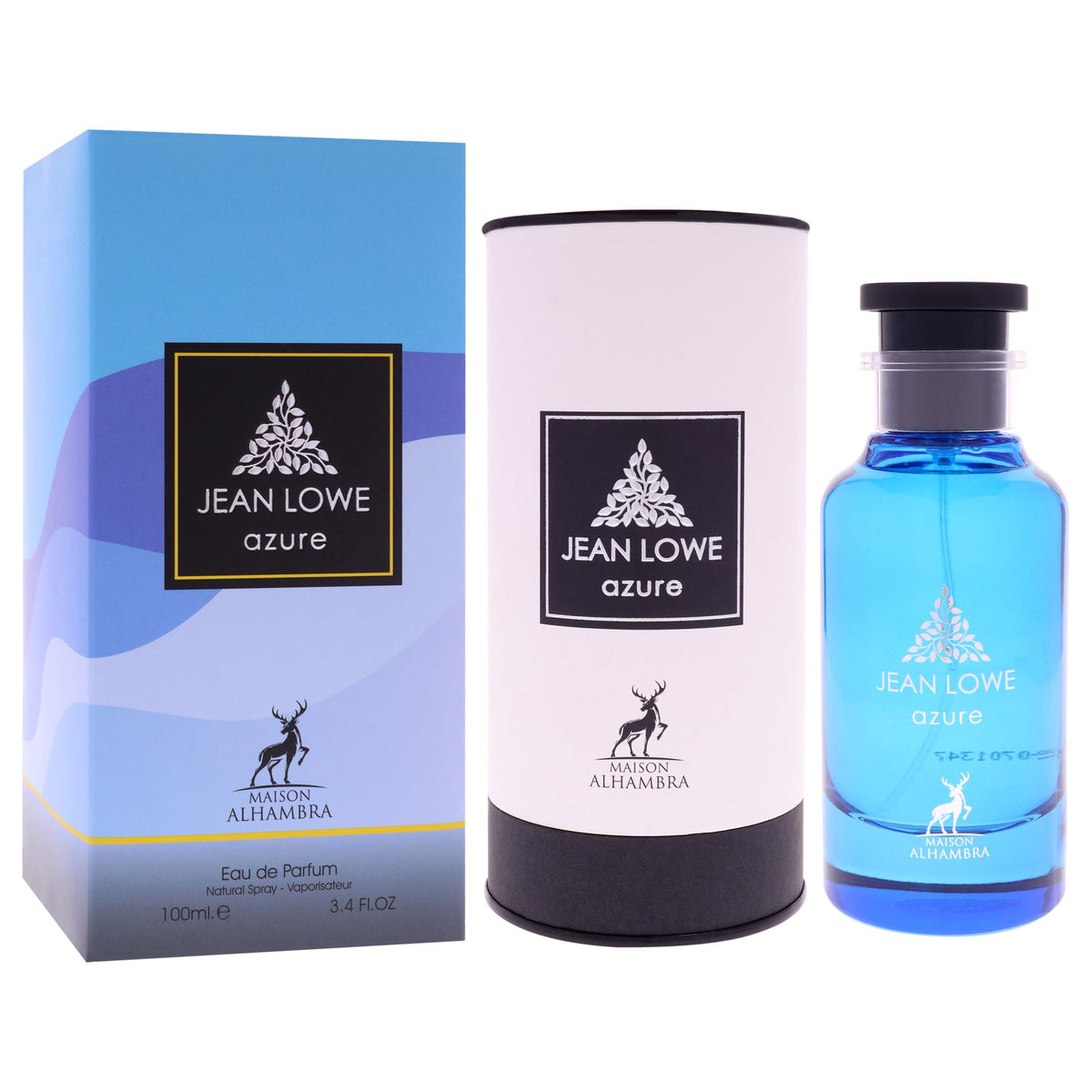 Maison Alhambra Jean Lowe Azure EDP Spray packaging