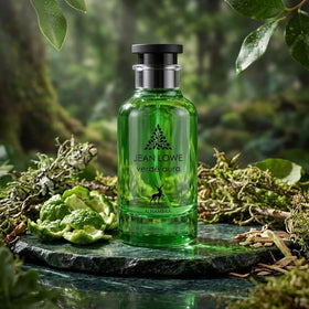 Maison Alhambra Verde Aura Eau de Parfum on a vanity table