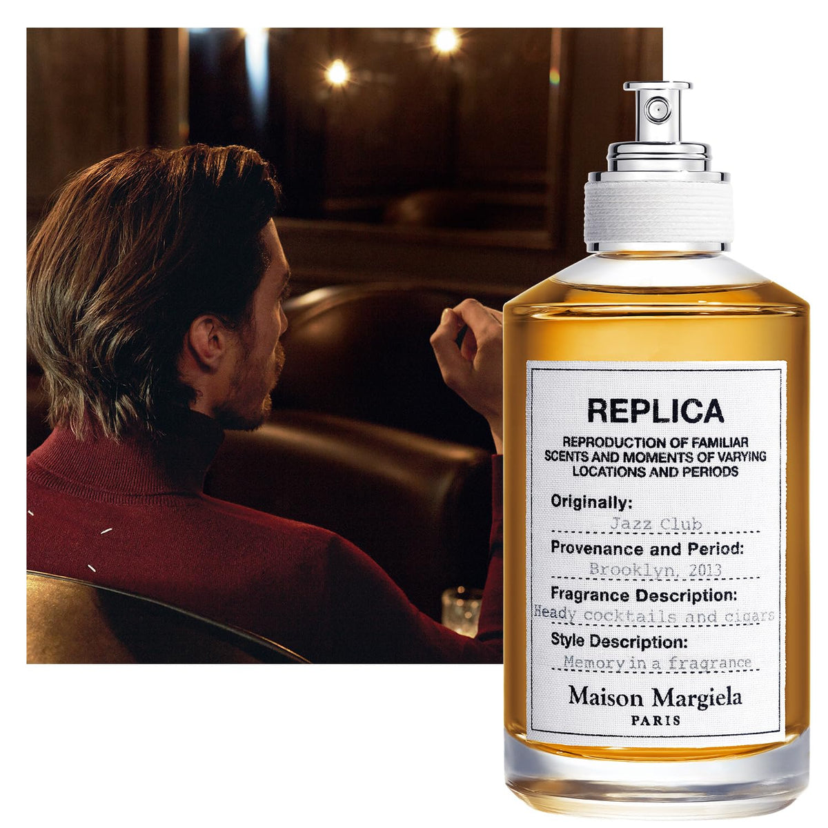 Maison Margiela Replica Jazz Club bottle with minimalist design