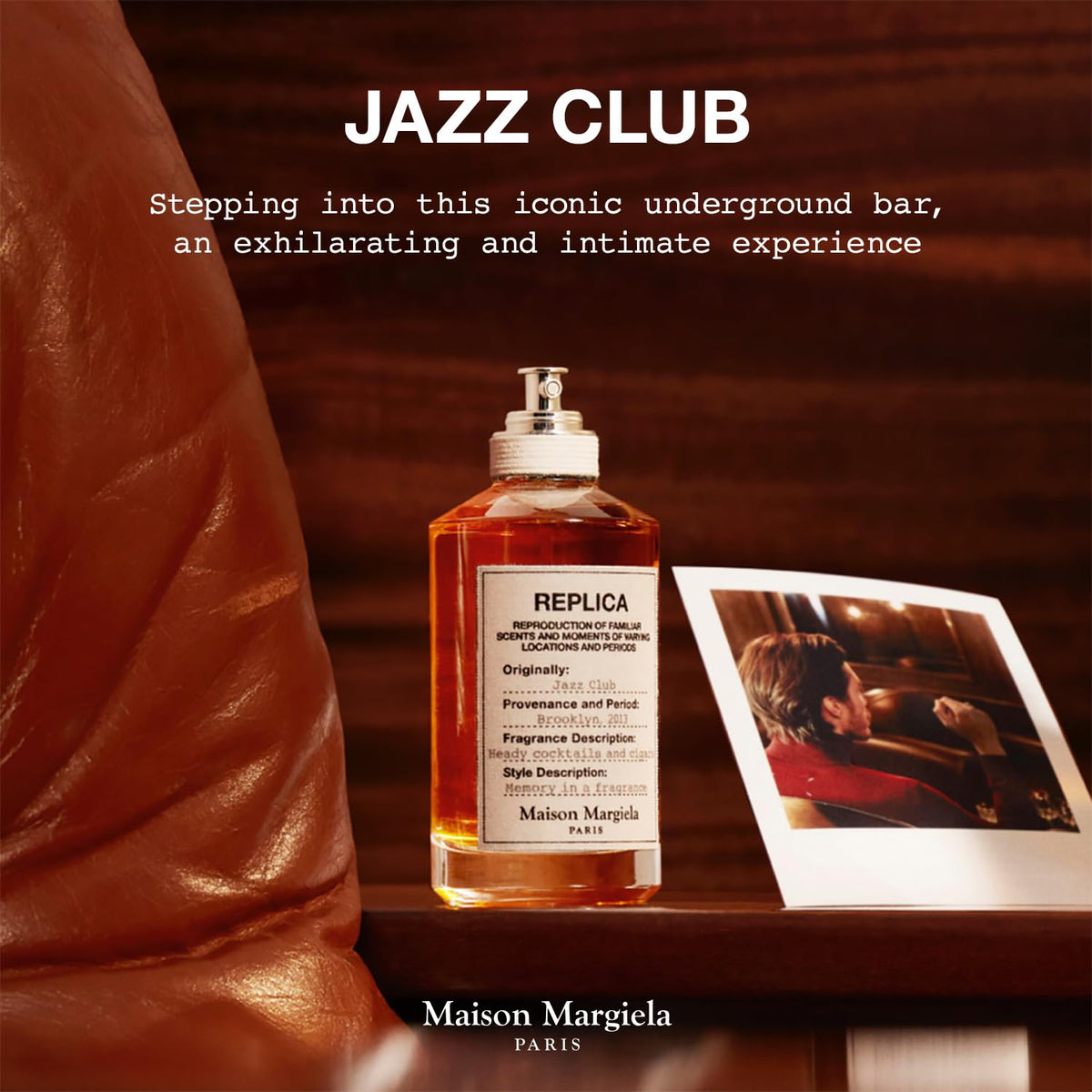 Maison Margiela Replica Jazz Club Eau de Toilette bottle top view