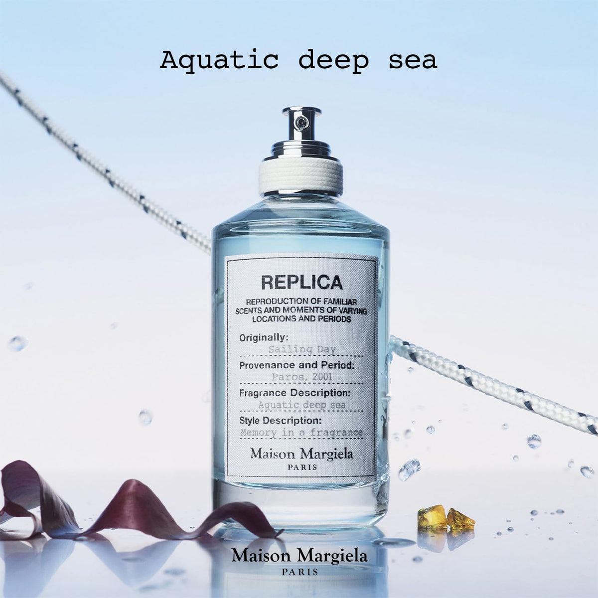 Maison Margiela Replica Sailing Day Eau de Toilette close-up of label