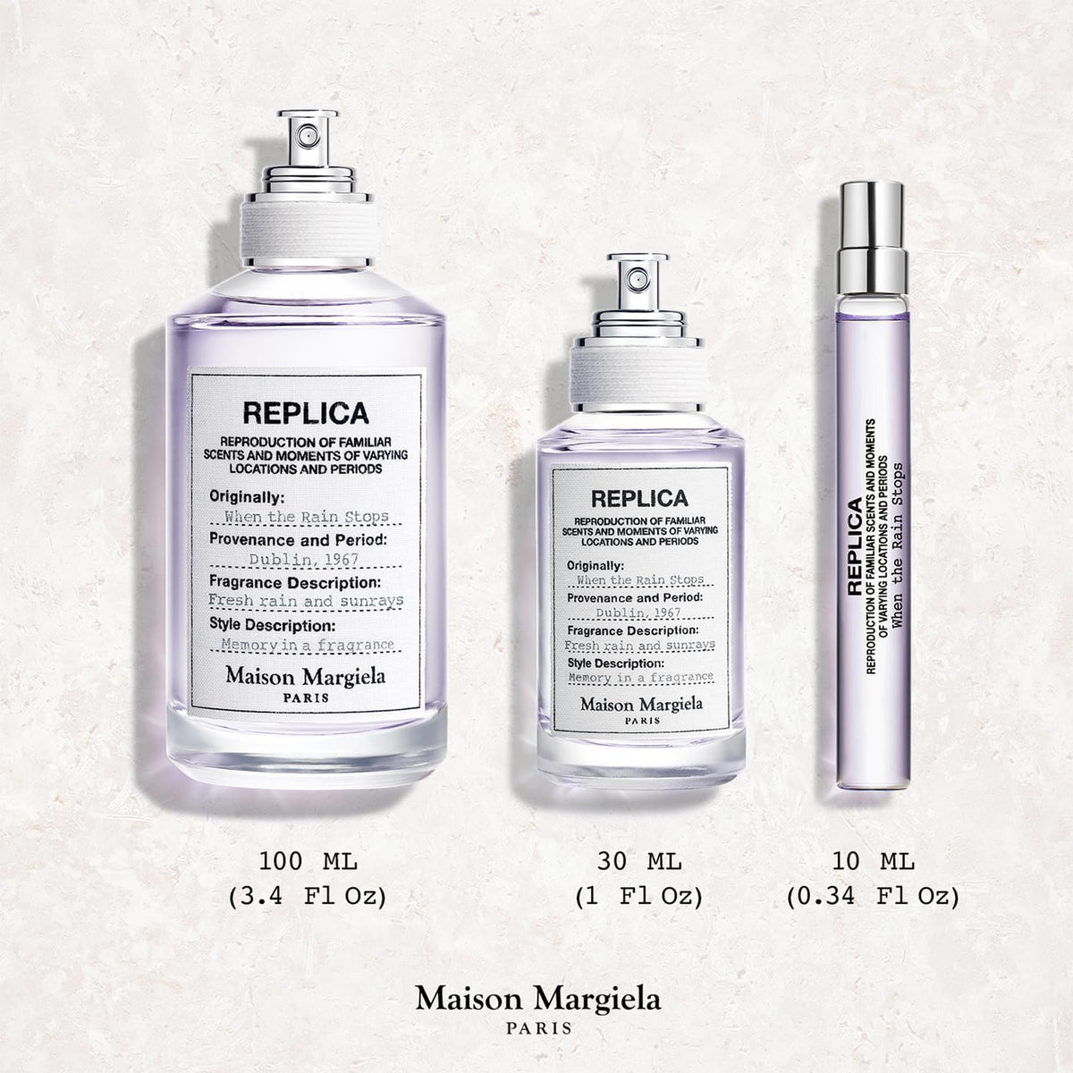 Maison Margiela Replica When the Rain Stops Eau de Toilette close-up of cap