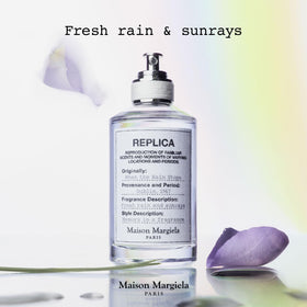 Maison Margiela Replica When the Rain Stops Eau de Toilette on a vanity