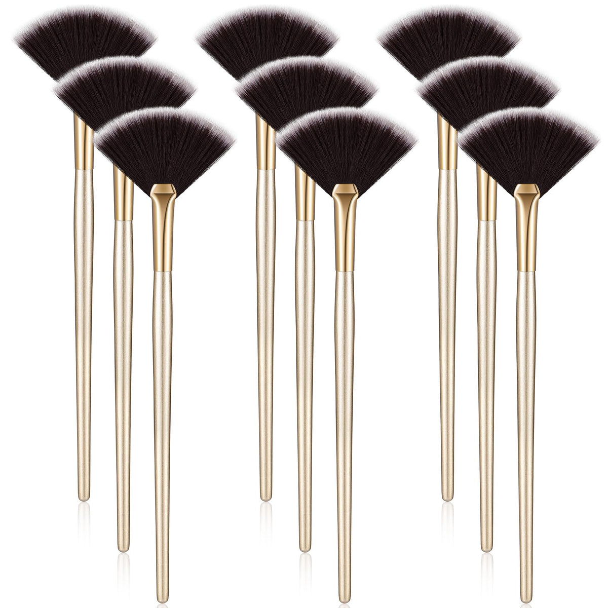 Maitys 9 Pieces Facial Fan Mask Brushes packaging