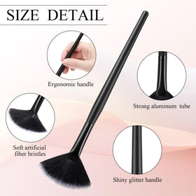 Maitys facial brushes displayed in a cosmetic bag