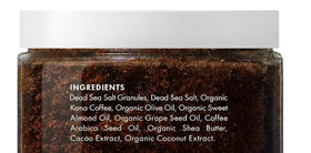 Majestic Pure Arabica Coffee Body Scrub 10 Oz texture close-up