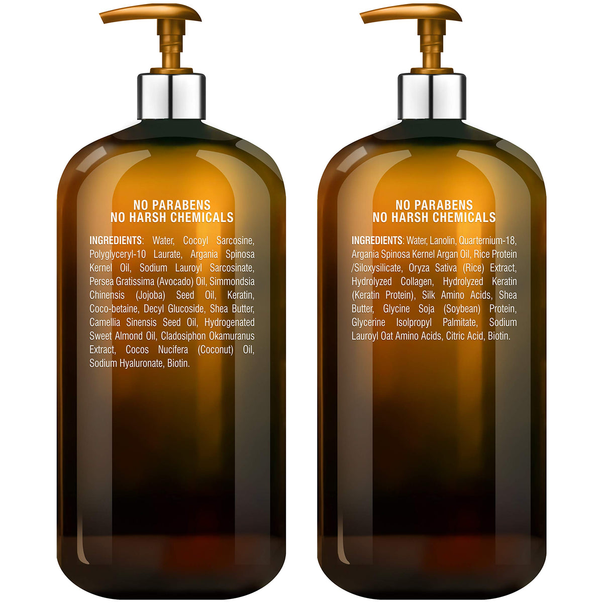 Majestic Pure Argan Oil Shampoo and Conditioner set packaging