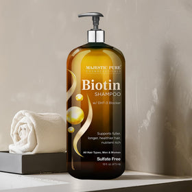 Majestic Pure Biotin Volumizing Shampoo 16 Fl Oz with natural ingredients