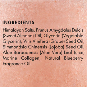 Majestic Pure Himalayan Pink Salt Body Scrub side view