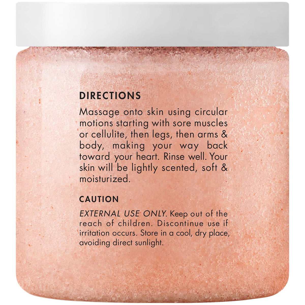 Majestic Pure Himalayan Salt Body Scrub texture close-up