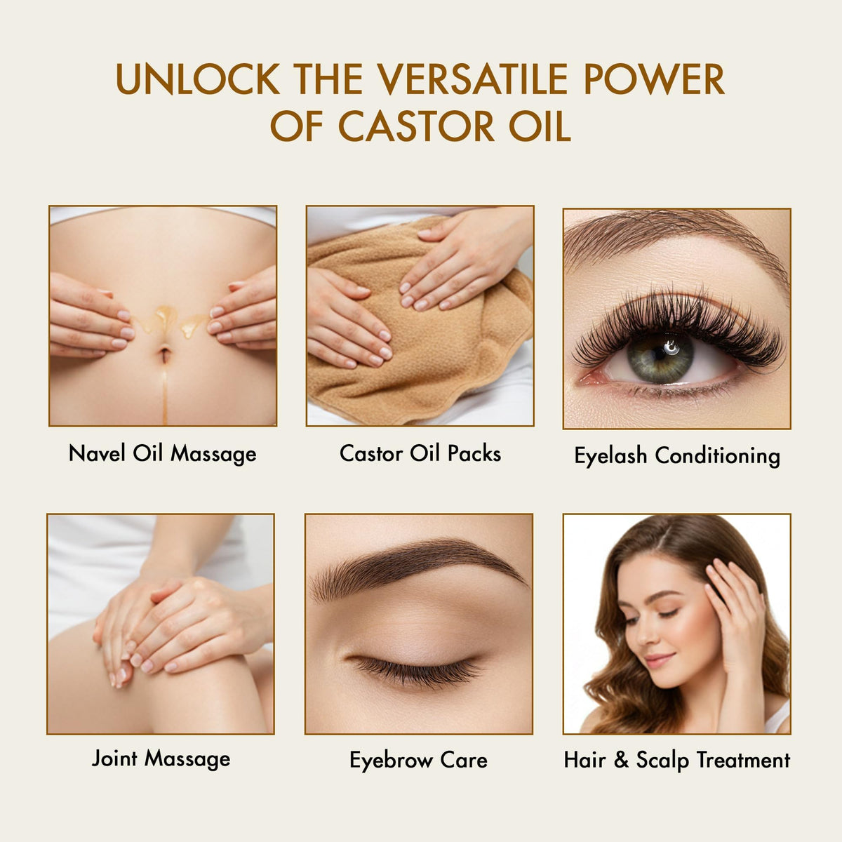 Majestic Pure Organic Castor Oil with essential oils