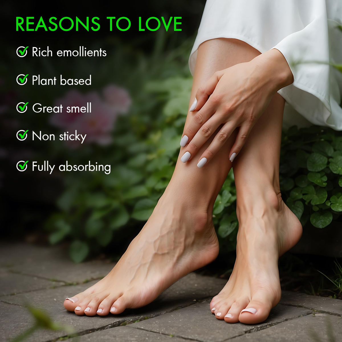 Majestic Pure Tea Tree Foot Cream lifestyle scene