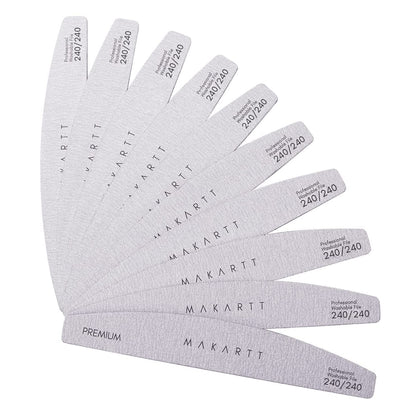 Makartt 240/240 grit nail files front view