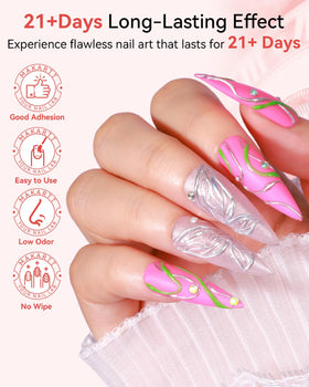 Makartt 3D Gel Nail Art 15g clear gel packaging