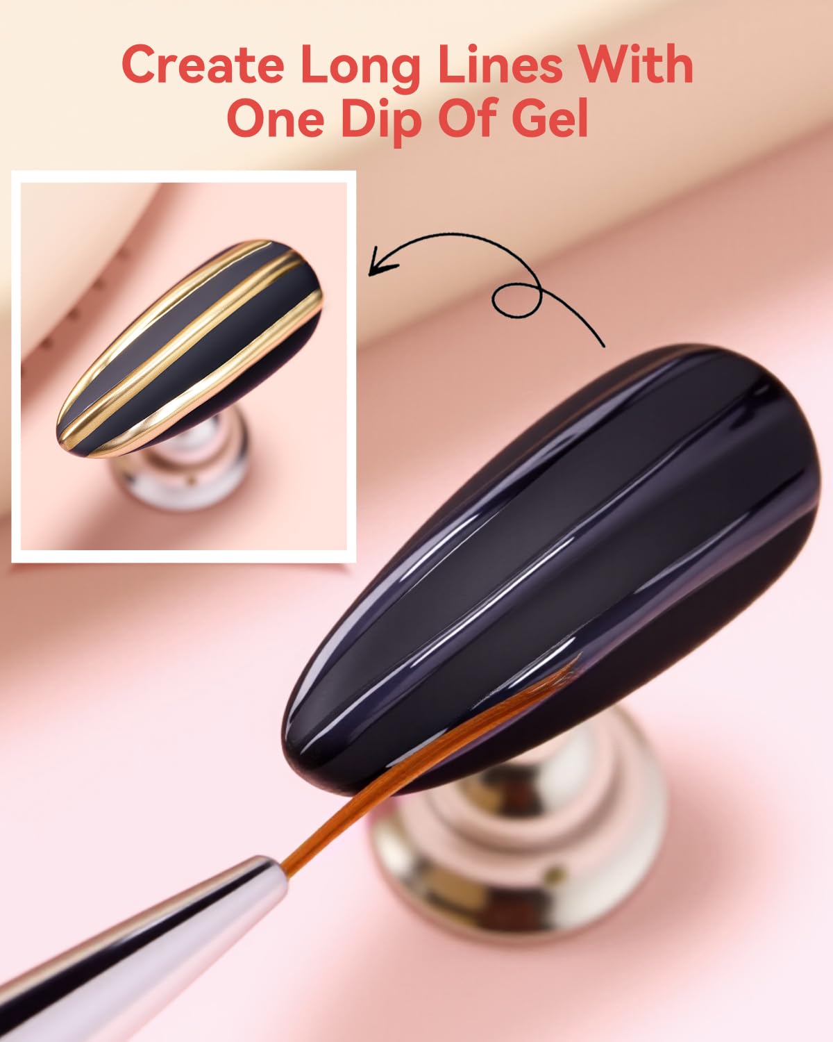 Makartt 3D Gel Nail Art 15g clear gel texture close-up