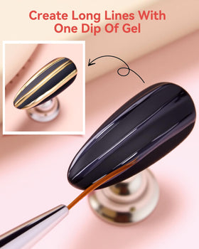 Makartt 3D Gel Nail Art 15g clear gel texture close-up