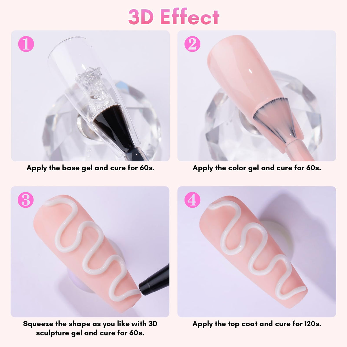 Makartt 3D Nail Gel packaging details