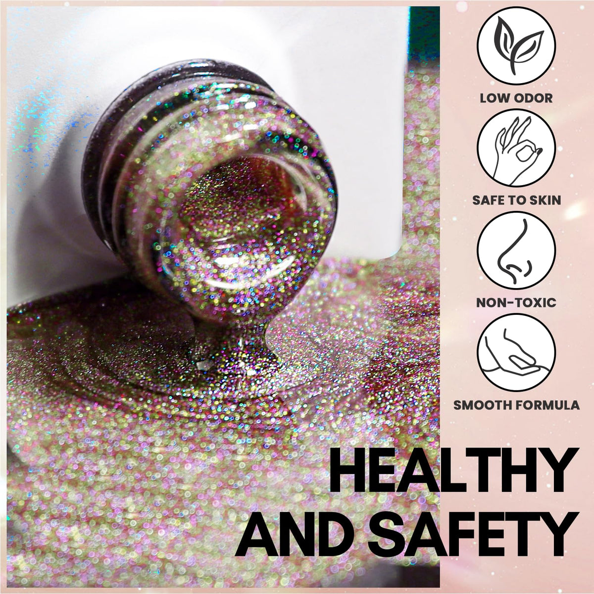 Makartt Cat Eye Gel Nail Polish Bronze Gaze on display with other polishes