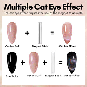 Makartt Cat Eye Gel Nail Polish Bronze Gaze with magnet tool
