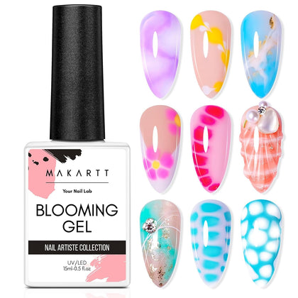 Makartt Clear Blooming Gel 15ml bottle front view